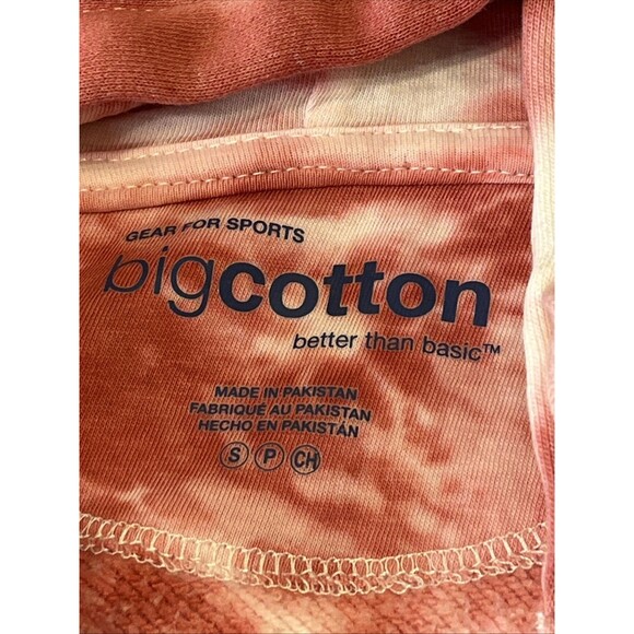 State of Maine Women’s Tie Dye Hoodie Size Small Pink/White Pullover Sweatshirt - Picture 8 of 9